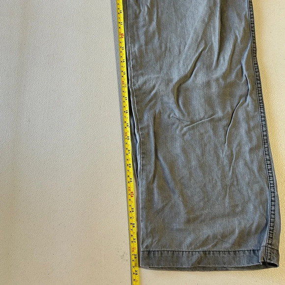 Sundance Pants Womens 8 Gray Tencel Lightweight Relaxed Fit Front Pocket‎ Casual - Picture 7 of 7